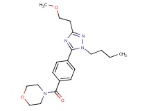 4-{4-[1-butyl-3-(2-methoxyethyl)-1H-1,2,4-triazol-5-yl]benzoyl}morpholine