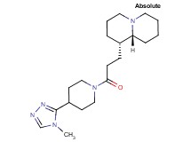 (1S,9aR)-1-{3-[4-(4-methyl-4H-1,2,4-triazol-3-yl)-1-piperidinyl]-3-oxopropyl}octahydro-2H-quinolizine