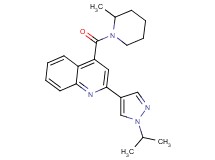 2-(1-isopropyl-1H-pyrazol-4-yl)-4-[(2-methylpiperidin-1-yl)carbonyl]quinoline