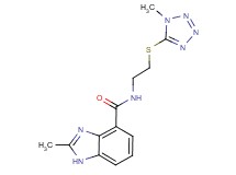 2-methyl-N-{2-[(1-methyl-1H-tetrazol-5-yl)thio]ethyl}-1H-benzimidazole-4-carboxamide