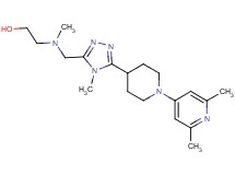 2-[({5-[1-(2,6-dimethylpyridin-4-yl)piperidin-4-yl]-4-methyl-4H-1,2,4-triazol-3-yl}methyl)(methyl)amino]ethanol