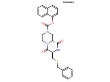 1-naphthyl (7R,9aR)-7-[(benzylthio)methyl]-6,9-dioxooctahydro-2H-pyrazino[1,2-a]pyrazine-2-carboxylate