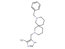 2-benzyl-8-[(4-methyl-1H-imidazol-5-yl)methyl]-2,8-diazaspiro[5.5]undecane
