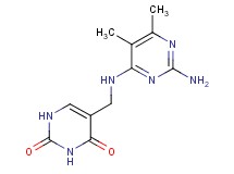 5-{[(2-amino-5,6-dimethylpyrimidin-4-yl)amino]methyl}pyrimidine-2,4(1H,3H)-dione
