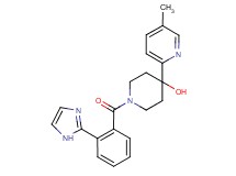 1-[2-(1H-imidazol-2-yl)benzoyl]-4-(5-methylpyridin-2-yl)piperidin-4-ol