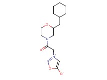 3-{2-[2-(cyclohexylmethyl)-4-morpholinyl]-2-oxoethyl}-1,2,3-oxadiazol-3-ium-5-olate