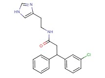 3-(3-chlorophenyl)-N-[2-(1H-imidazol-4-yl)ethyl]-3-phenylpropanamide
