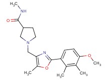1-{[2-(4-methoxy-2,3-dimethylphenyl)-5-methyl-1,3-oxazol-4-yl]methyl}-N-methylpyrrolidine-3-carboxamide