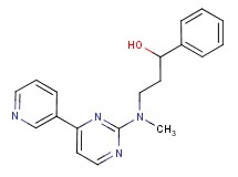 3-{methyl[4-(3-pyridinyl)-2-pyrimidinyl]amino}-1-phenyl-1-propanol