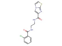 N-{2-[(2-chlorobenzoyl)amino]ethyl}imidazo[2,1-b][1,3]thiazole-6-carboxamide