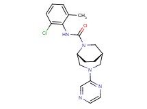 (1S*,5R*)-N-(2-chloro-6-methylphenyl)-3-(2-pyrazinyl)-3,6-diazabicyclo[3.2.2]nonane-6-carboxamide