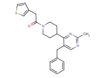 5-benzyl-2-methyl-4-[1-(3-thienylacetyl)-4-piperidinyl]pyrimidine
