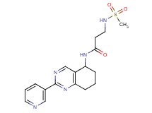 3-[(methylsulfonyl)amino]-N-(2-pyridin-3-yl-5,6,7,8-tetrahydroquinazolin-5-yl)propanamide