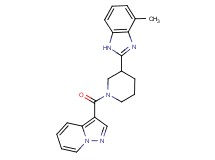 4-methyl-2-[1-(pyrazolo[1,5-a]pyridin-3-ylcarbonyl)-3-piperidinyl]-1H-benzimidazole
