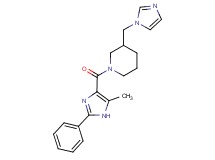 3-(1H-imidazol-1-ylmethyl)-1-[(5-methyl-2-phenyl-1H-imidazol-4-yl)carbonyl]piperidine