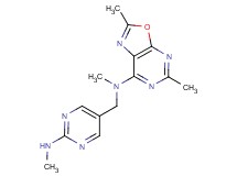 N,2,5-trimethyl-N-{[2-(methylamino)pyrimidin-5-yl]methyl}[1,3]oxazolo[5,4-d]pyrimidin-7-amine