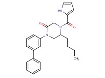 1-(3-biphenylyl)-5-butyl-4-(1H-pyrrol-2-ylcarbonyl)-2-piperazinone