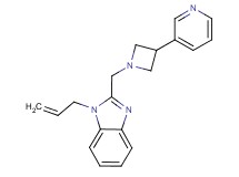 1-allyl-2-{[3-(3-pyridinyl)-1-azetidinyl]methyl}-1H-benzimidazole