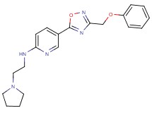 5-[3-(phenoxymethyl)-1,2,4-oxadiazol-5-yl]-N-[2-(1-pyrrolidinyl)ethyl]-2-pyridinamine