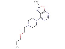 2-methyl-7-[4-(2-propoxyethyl)piperazin-1-yl][1,3]oxazolo[5,4-d]pyrimidine