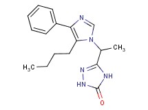 5-[1-(5-butyl-4-phenyl-1H-imidazol-1-yl)ethyl]-2,4-dihydro-3H-1,2,4-triazol-3-one