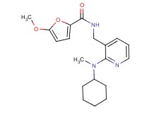 N-({2-[cyclohexyl(methyl)amino]-3-pyridinyl}methyl)-5-methoxy-2-furamide