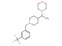 4-(1-{1-[3-(trifluoromethyl)benzyl]-4-piperidinyl}ethyl)morpholine