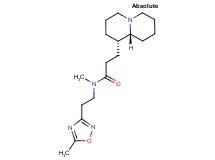 N-methyl-N-[2-(5-methyl-1,2,4-oxadiazol-3-yl)ethyl]-3-[(1S,9aR)-octahydro-2H-quinolizin-1-yl]propanamide