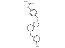 N-(4-{[7-(3-methylbenzyl)-2,7-diazaspiro[4.5]dec-2-yl]methyl}phenyl)acetamide