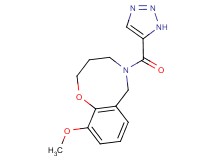 10-methoxy-5-(1H-1,2,3-triazol-5-ylcarbonyl)-3,4,5,6-tetrahydro-2H-1,5-benzoxazocine