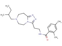 2,4-dimethyl-N-{2-[7-(2-methylbutyl)-6,7,8,9-tetrahydro-5H-[1,2,4]triazolo[4,3-d][1,4]diazepin-3-yl]ethyl}benzamide