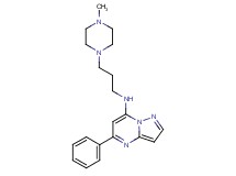 N-[3-(4-methyl-1-piperazinyl)propyl]-5-phenylpyrazolo[1,5-a]pyrimidin-7-amine