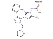 N-(2,5-dimethyl-3-{4-phenyl-1-[(2R)-tetrahydrofuran-2-ylmethyl]-1H-imidazol-5-yl}-1H-pyrrol-1-yl)acetamide