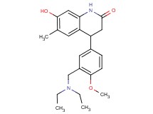 4-{3-[(diethylamino)methyl]-4-methoxyphenyl}-7-hydroxy-6-methyl-3,4-dihydroquinolin-2(1H)-one