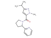 2-{1-[(3-isopropyl-1-methyl-1H-pyrazol-5-yl)carbonyl]pyrrolidin-2-yl}pyridine