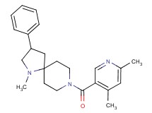 8-[(4,6-dimethyl-3-pyridinyl)carbonyl]-1-methyl-3-phenyl-1,8-diazaspiro[4.5]decane