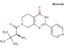 7-[(2S)-2-amino-3,3-dimethylbutanoyl]-2-pyridin-4-yl-5,6,7,8-tetrahydropyrido[3,4-d]pyrimidin-4(3H)-one
