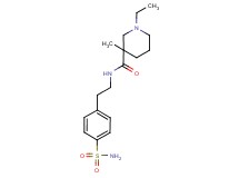 N-{2-[4-(aminosulfonyl)phenyl]ethyl}-1-ethyl-3-methyl-3-piperidinecarboxamide