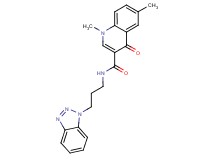 N-[3-(1H-1,2,3-benzotriazol-1-yl)propyl]-1,6-dimethyl-4-oxo-1,4-dihydroquinoline-3-carboxamide