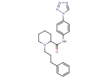 1-(3-phenylpropyl)-N-[4-(1H-tetrazol-1-yl)phenyl]-2-piperidinecarboxamide