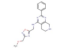N-{[3-(methoxymethyl)-1,2,4-oxadiazol-5-yl]methyl}-2-phenyl-5,6,7,8-tetrahydropyrido[3,4-d]pyrimidin-4-amine