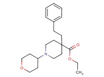 ethyl 4-(2-phenylethyl)-1-(tetrahydro-2H-pyran-4-yl)-4-piperidinecarboxylate