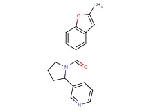 3-{1-[(2-methyl-1-benzofuran-5-yl)carbonyl]-2-pyrrolidinyl}pyridine