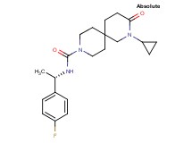 2-cyclopropyl-N-[(1S)-1-(4-fluorophenyl)ethyl]-3-oxo-2,9-diazaspiro[5.5]undecane-9-carboxamide