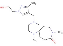 4-{[1-(2-hydroxyethyl)-3-methyl-1H-pyrazol-4-yl]methyl}-1,9-dimethyl-1,4,9-triazaspiro[5.6]dodecan-10-one