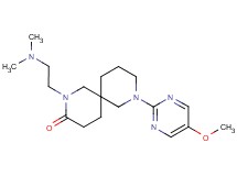 2-[2-(dimethylamino)ethyl]-8-(5-methoxy-2-pyrimidinyl)-2,8-diazaspiro[5.5]undecan-3-one