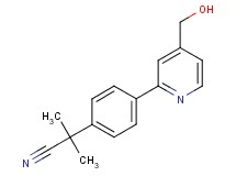 2-{4-[4-(hydroxymethyl)pyridin-2-yl]phenyl}-2-methylpropanenitrile