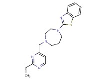 2-{4-[(2-ethylpyrimidin-4-yl)methyl]-1,4-diazepan-1-yl}-1,3-benzothiazole