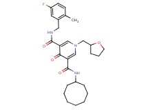 N-cyclooctyl-N'-(5-fluoro-2-methylbenzyl)-4-oxo-1-(tetrahydro-2-furanylmethyl)-1,4-dihydro-3,5-pyridinedicarboxamide