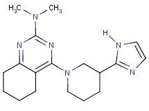 4-[3-(1H-imidazol-2-yl)-1-piperidinyl]-N,N-dimethyl-5,6,7,8-tetrahydro-2-quinazolinamine